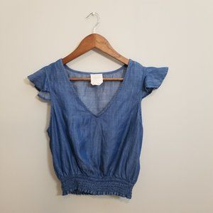 Harper Heritage Denim Blouse